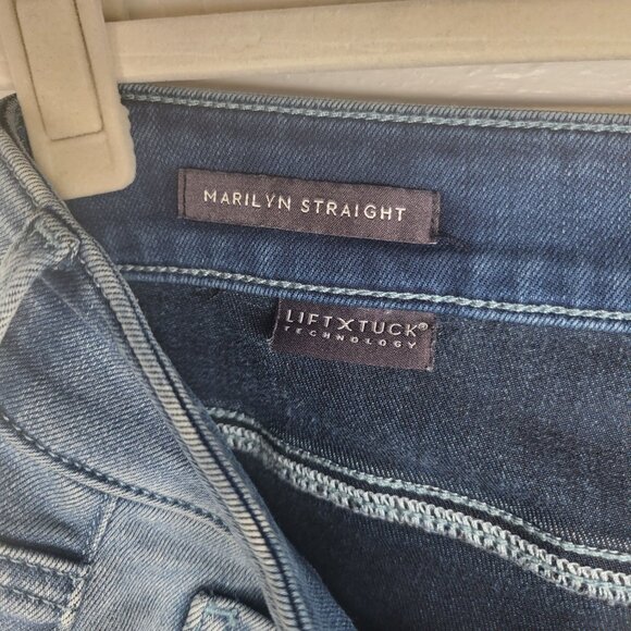 NYDJ Women's Size 14 Jeans Marilyn Straight Crop High Rise - Picture 3 of 5